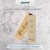 Tag giấy kraft, Thẻ treo quần áo kraft, tag treo quần áo, mác áo thời trang - MVP07