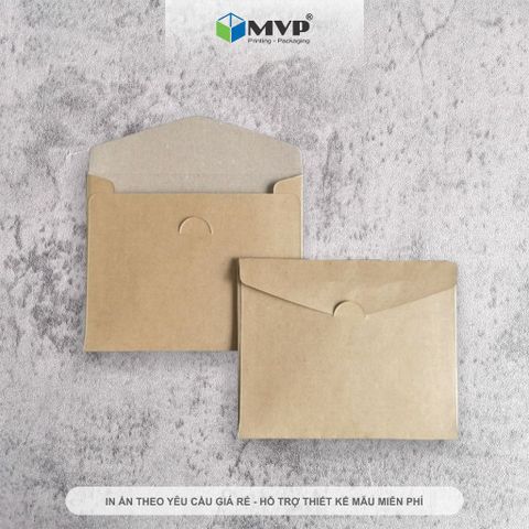  [10 cái] Bao thư Kraft nhiều kích thước đựng card, thiệp, voucher 