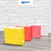 Túi giấy kraft nhiều màu, túi giấy kraft màu hồng, túi giấy kraft màu vàng, túi giấy kraft màu đỏ (18x14x8)cm