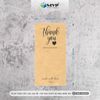 Tem Dán Hộp Carton Niêm Phong Sản Phẩm, Tem Cám Ơn Dán Niêm Phong Hộp Carton - Size 11x5.5cm - Giấy Decal Kraft - MVP