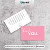 Card Cám Ơn, Card Thank You, Thiệp Cảm Ơn - Size 9x5,4cm - Giấy C300 Cán Màng Mờ 2 Mặt - MVP-M106