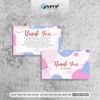 Card Cám Ơn In 2 Mặt, Card Thank You, Thiệp Cám Ơn - Giấy C300 Cán Màng Bóng