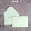 Bao thiệp nắp xéo vinatge nhiều màu, phong bì màu 180gsm