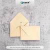 Bao thư vintage nắp xéo màu pastel, bao thiệp mini (13x10)cm - XẤP 50 CÁI