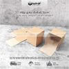 Hộp giấy TRẮNG 350gsm, hộp giấy Kraft kích thước (6x6x6,5)cm