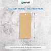 Tag giấy Kraft trơn nhiều mẫu - Thẻ treo giấy Kraft không in
