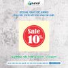 Tem Giảm Giá, tem dán Sale, Tem Khuyến Mãi từ 5% đến 60% - tem tròn 2cm, 3cm [combo 100 tem]