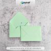 Bao thư vintage nắp xéo màu pastel, bao thiệp mini (13x10)cm - XẤP 50 CÁI