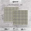 Bộ tem số 1-500 dán chai sơn, tem số màu đen 12mm dán sản phẩm