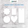 Tag Mini Trắng Trơn in - dùng Thương Hiệu Riêng Giá rẻ