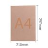 Decal Dán Giấy Kraft, Giấy Xi Măng Da Bò Có Keo Dán Khổ A4, Dùng Để In Tem Nhãn Sticker Xấp 50-100 Tờ