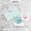 Card Cám Ơn Mặt Sau Note Ghi Chú, Thiệp Cám ơn chừa nội dung, card thank you Vintage - MV01