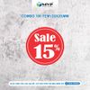 Tem Giảm Giá, tem dán Sale, Tem Khuyến Mãi từ 5% đến 60% - tem tròn 2cm, 3cm [combo 100 tem]