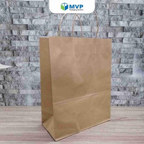  Túi giấy kraft có quai,  Túi giấy xi măng bảo vệ môi trường 