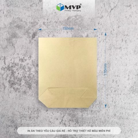  TÚI GIẤY KRAFT VÀNG - túi giấy đựng thực phẩm, đựng hàng 