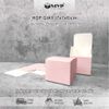 Hộp giấy màu HỒNG (7x7x6)cm - hộp giấy đựng mỹ phẩm, quà tặng handmade