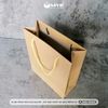 Túi Giấy Kraft nâu (22x17x7)cm, túi giấy kraft đựng quà, túi giấy kraft dày 160gsm