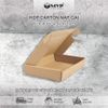 Hộp nắp gài đựng quà tặng, quần áo, sản phẩm handmade, hộp carton (19x14x3)cm