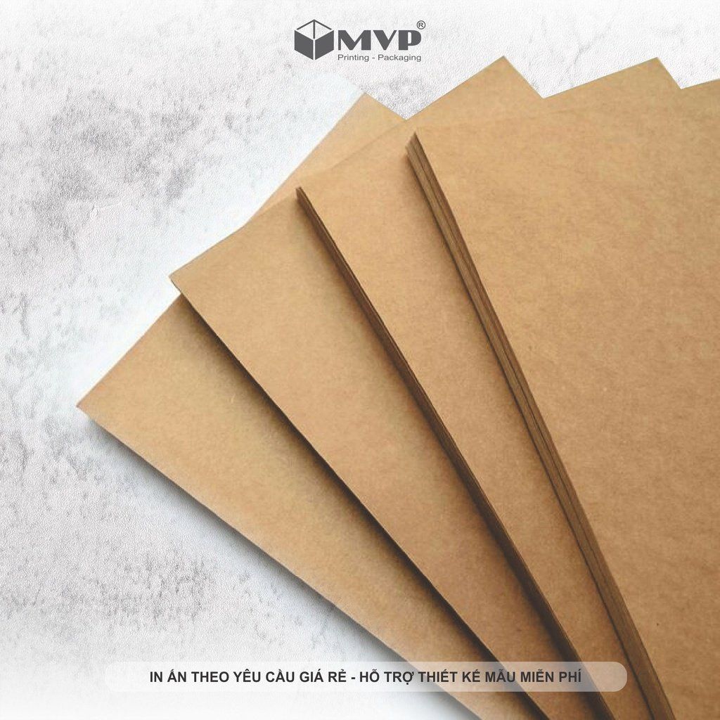 Thiệp trơn giấy kraft nâu và trắng ~ A6 dùng viết thư tay, thiệp chúc mừng - giấy cứng cao cấp 280gsm