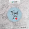 Tem Thank You Decal dán nhiều màu - nhãn dán thanks - tem cám ơn cho shop
