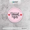 Tem Thank You Decal dán nhiều màu - nhãn dán thanks - tem cám ơn cho shop