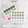 Tem thank you tròn 3cm nhiều màu - nhãn dán thank you - tem cảm ơn cho shop