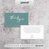 Card Cám Ơn, Card Thank You, Thiệp Cảm Ơn - Size 9x5,4cm - Giấy C300 Cán Màng Mờ 2 Mặt - MVP-M106