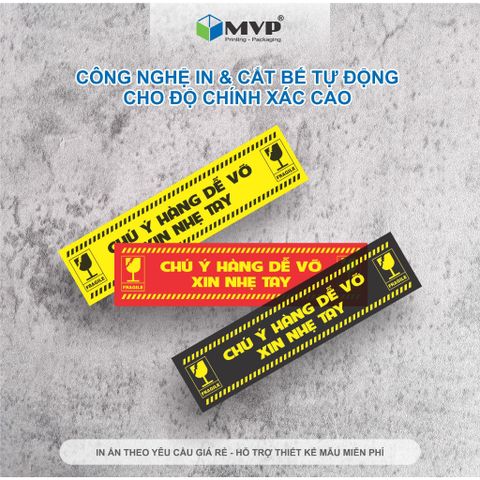  [Giá rẻ] Tem nhãn dán hàng dễ vỡ dùng để đóng hàng - Stiker chú ý hàng dễ bể 