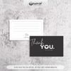 Thiệp cám ơn, thank you card tự ghi nội dung, Thiệp Cám ơn màu hồng pastel - MV05