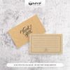 100 Card thank you chừa ghi nội dung, thiệp thanks mini giấy Kraft