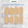 Tag giấy Kraft trơn nhiều mẫu - Thẻ treo giấy Kraft không in