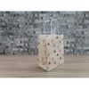 Túi giấy Vintage Kraft hoa văn nhiều màu (19x16x9)cm