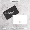 Thiệp cám ơn, thank you card tự ghi nội dung, Thiệp Cám ơn màu hồng pastel - MV05