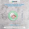 TEM DÁN CHÚC BẠN NGON MIỆNG 4cm, cán màng mờ chống nước