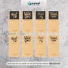Tem Dán Hộp Carton Niêm Phong Sản Phẩm, Tem Cám Ơn Dán Niêm Phong Hộp Carton - Size 11x5.5cm - Giấy Decal Kraft - MVP