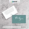 Card Cám Ơn, Card Thank You, Thiệp Cảm Ơn - Size 9x5,4cm - Giấy C300 Cán Màng Mờ 2 Mặt - MVP-M106