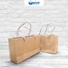 Túi kraft nâu nhỏ A6, túi ngang (15x10x5)cm dây thừng