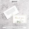 Card Cám Ơn, Card Thank You, Thiệp Cảm Ơn - Size 9x5,4cm - Giấy C300 Cán Màng Mờ Phong Cách Vintage