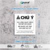 [GIÁ RẺ] Tem Chú ý Quay Video Bóc Hàng Có Keo Dán Sẵn, Tem dán quay clip trước khi mở hàng (5x5)cm