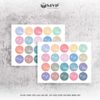 Nhãn dán Sticker cảm ơn dành cho shop bán hàng, size 2.5cm tông màu Pastel lãng mạn