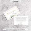 Card Cám Ơn, Card Thank You, Thiệp Cảm Ơn - Size 9x5,4cm - Giấy C300 Cán Màng Mờ Phong Cách Vintage