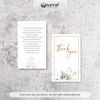 Card Cám Ơn, Card Thank You, Thiệp Cảm Ơn - Size 9x5,4cm - Giấy C300 Cán Màng Mờ Phong Cách Vintage