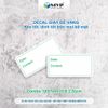 Tem nhãn ghi chú thực phẩm, ghi chú sản phẩm - combo 100 tem decal giấy (50x25)mm