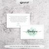 Thank You Card, Thiệp Cảm Ơn - Size 9x5,4cm - Giấy C300 Cán Màng Mờ