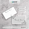 [ GIÁ GỐC TẬN XƯỞNG ] Card cám ơn, Phiếu cám ơn cho khách hàng, mẫu đen trắng tối giản