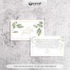 Card Cám Ơn, Thank You Card, Thiệp Cảm Ơn - Mặt Họa Tiết Hoa Lá Vintage