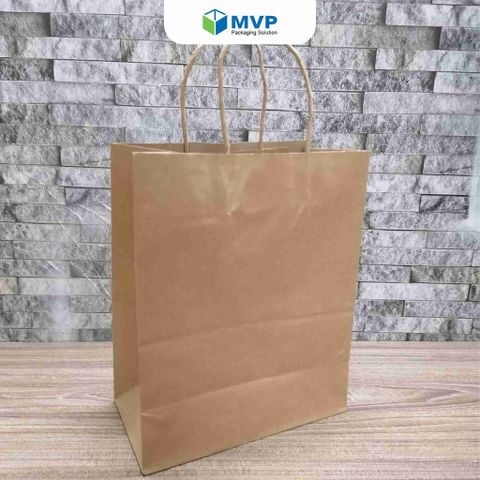  Túi giấy kraft có quai,  Túi giấy xi măng bảo vệ môi trường 