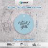 Tag Giấy Thank You màu pastel, Thẻ Treo Cám Ơn Khách Hàng Trang Trí Quà Tặng
