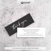 Thẻ cảm ơn, thiệp cảm ơn, tag thank you mini kích thước 9x3cm