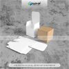 Hộp giấy hình vuông màu trắng 350gsm, hộp giấy vuông Kraft kích thước 5x5x5cm